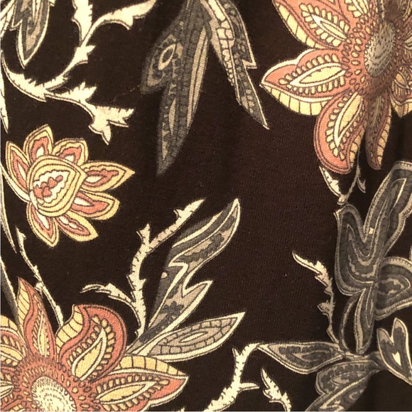 Lucky Brand Women’s Floral Print Boho Peasant Blouse Size 2x - Picture 8 of 11